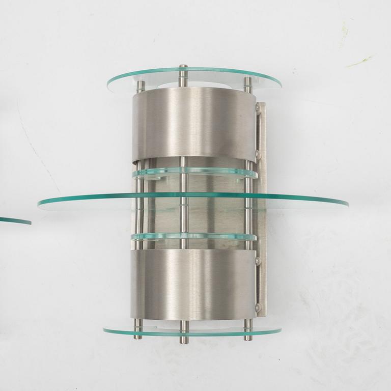 Louis Poulsen, a pair of model 'Mini Corona' wall lamps, Denmark.