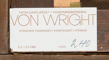 Ferdinand von Wright, Duvor på tak.