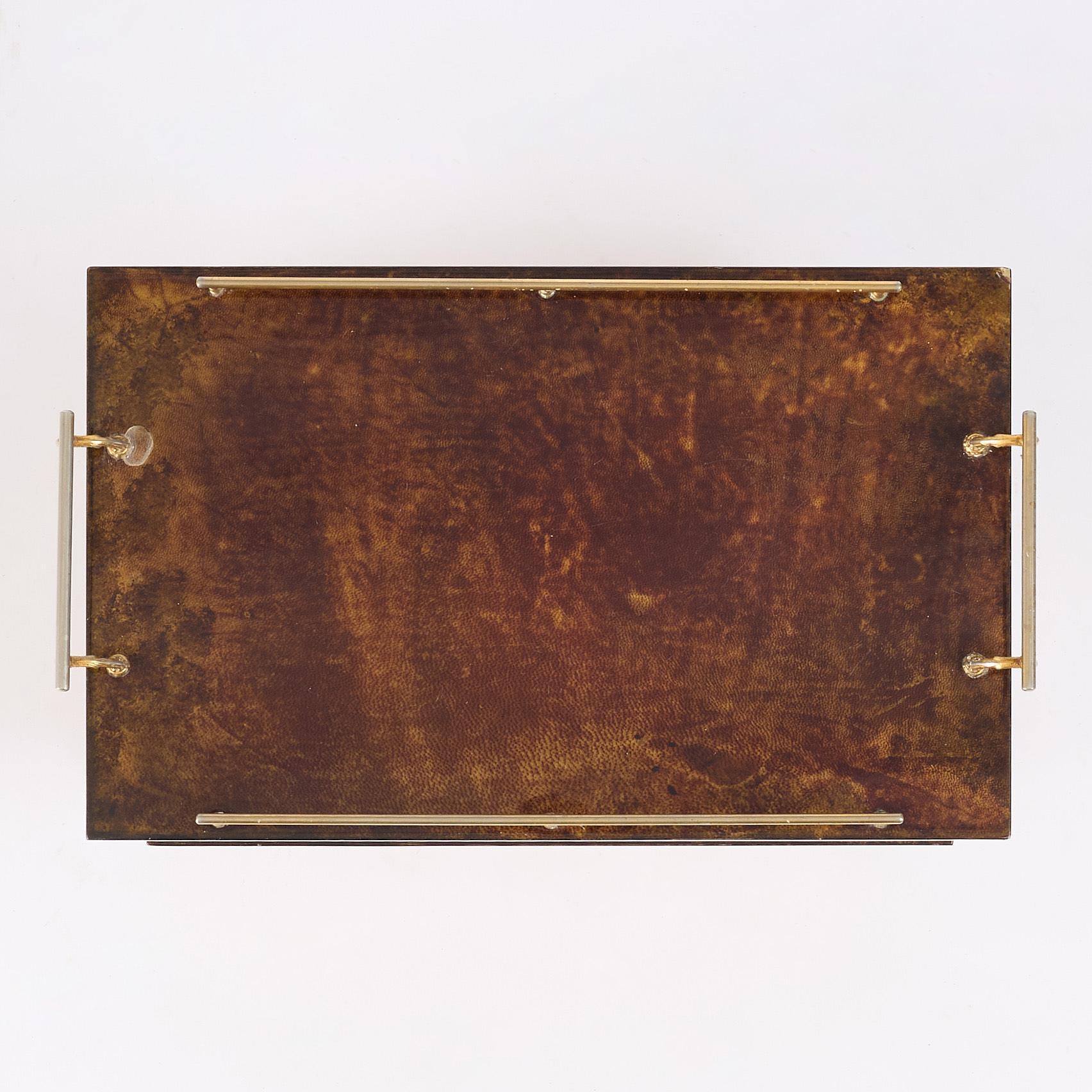 Aldo Tura, a serving trolley, Milan, Italy, 1960s-70s.