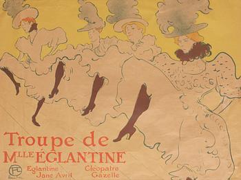 499. Henri de Toulouse-Lautrec, "La Troupe de Mademoiselle Églantine".