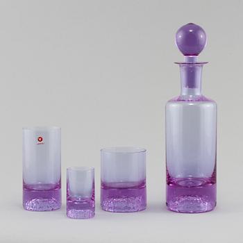 GLASSERVIS, 16 delar, "Linea", 1900-talets andra hälft.