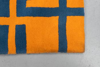 Olle Borg, a carpet, "Olleborg-2", hand tufted, ca 220 x 160 cm, signed Olle Borg 1/10 at the back on one of the labels.