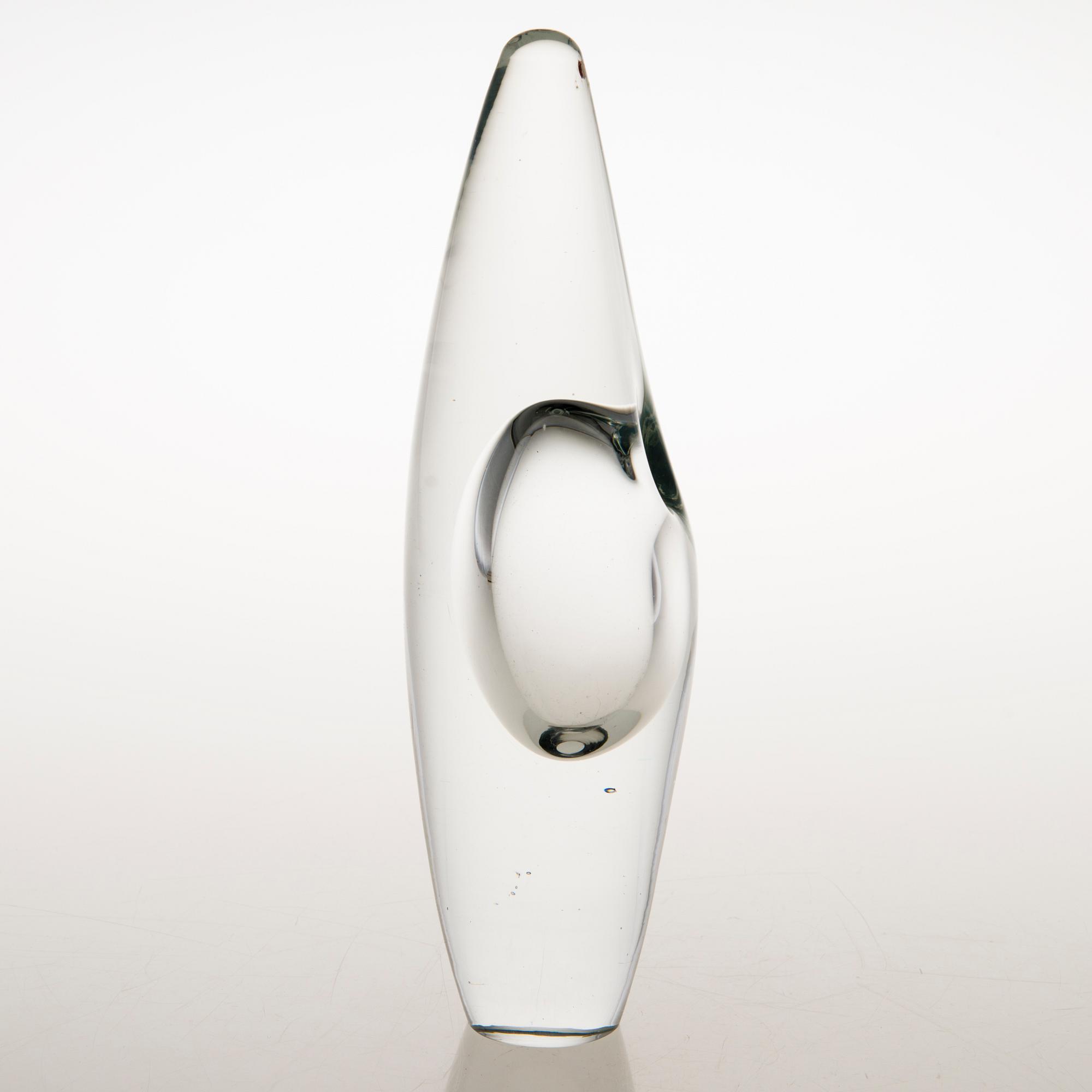 TIMO SARPANEVA, An "Orchid" glass vase, signed Timo Sarpaneva 3568.