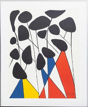 ALEXANDER CALDER, colour lithograph, signed and numbered 21/125.