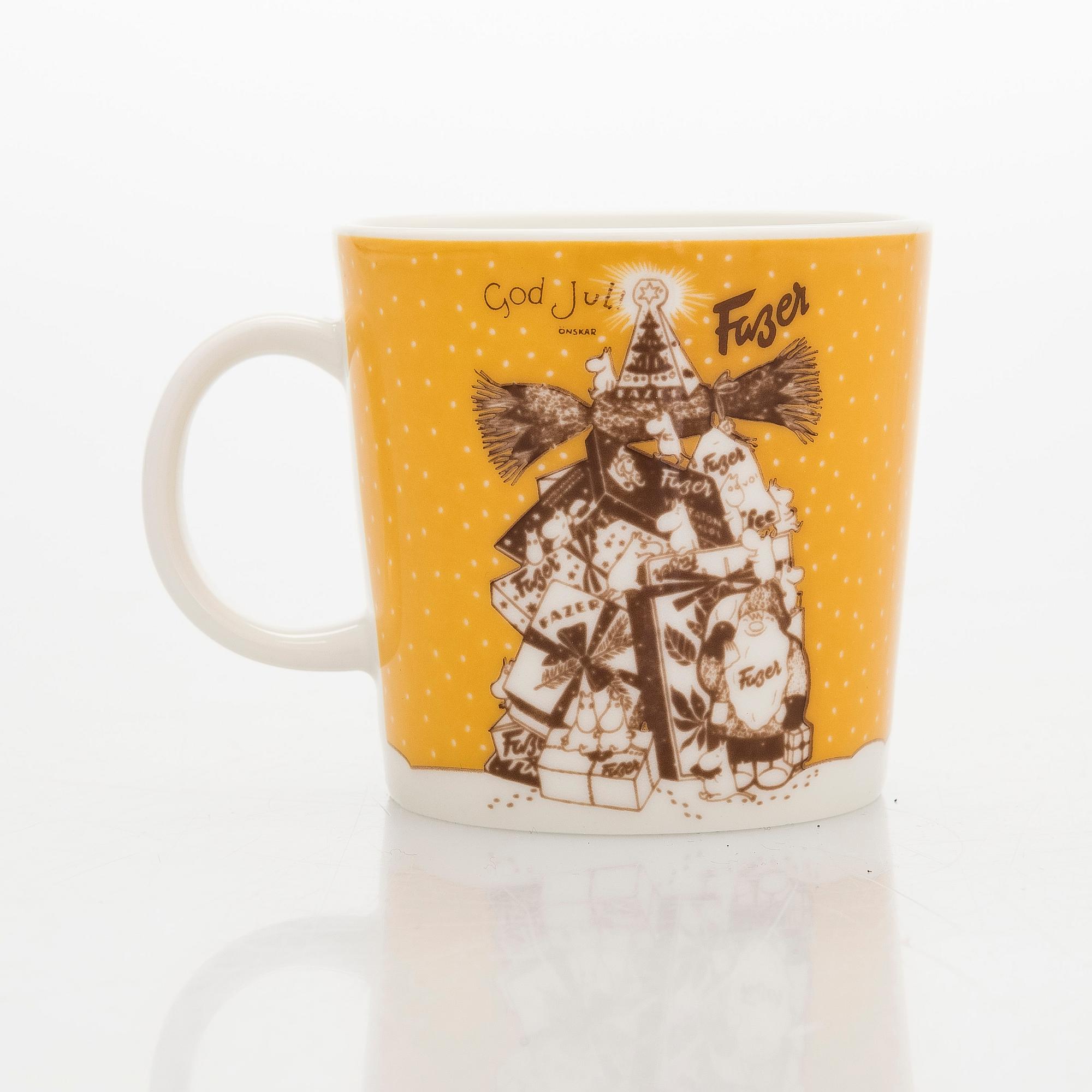 Moomin-mug, porcelain, 'Fazer Café', Moomin Characters, Arabia 2004, numbered 152/400.