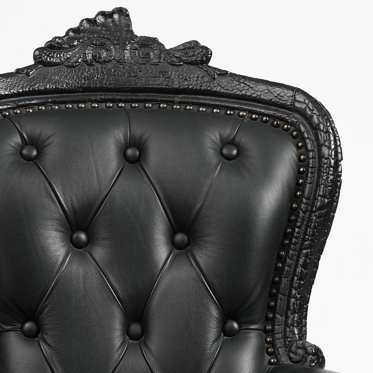 Maarten Baas, a pair of “Smoke Armchairs”, Moooi, the Netherlands, post 2002.