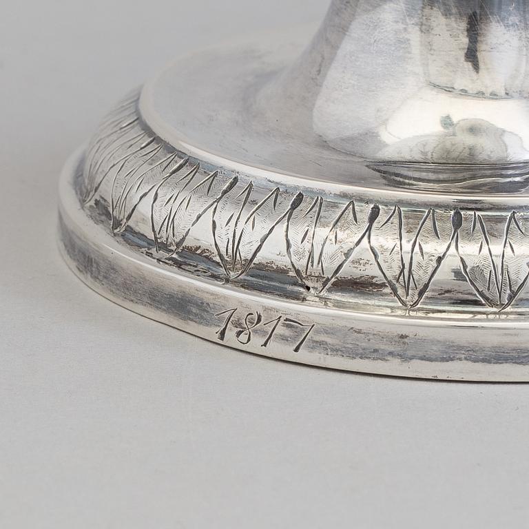 A RIGA SILVER WINE JUG maker's mark latin RM, possibly Richard Müller, Riga, Latvia, late 19th century.