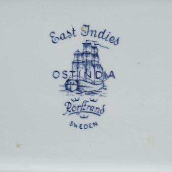 SERVISDELAR, 56 st, porslin, "Ostindia", Rörstrand, 1900-talets andra hälft.