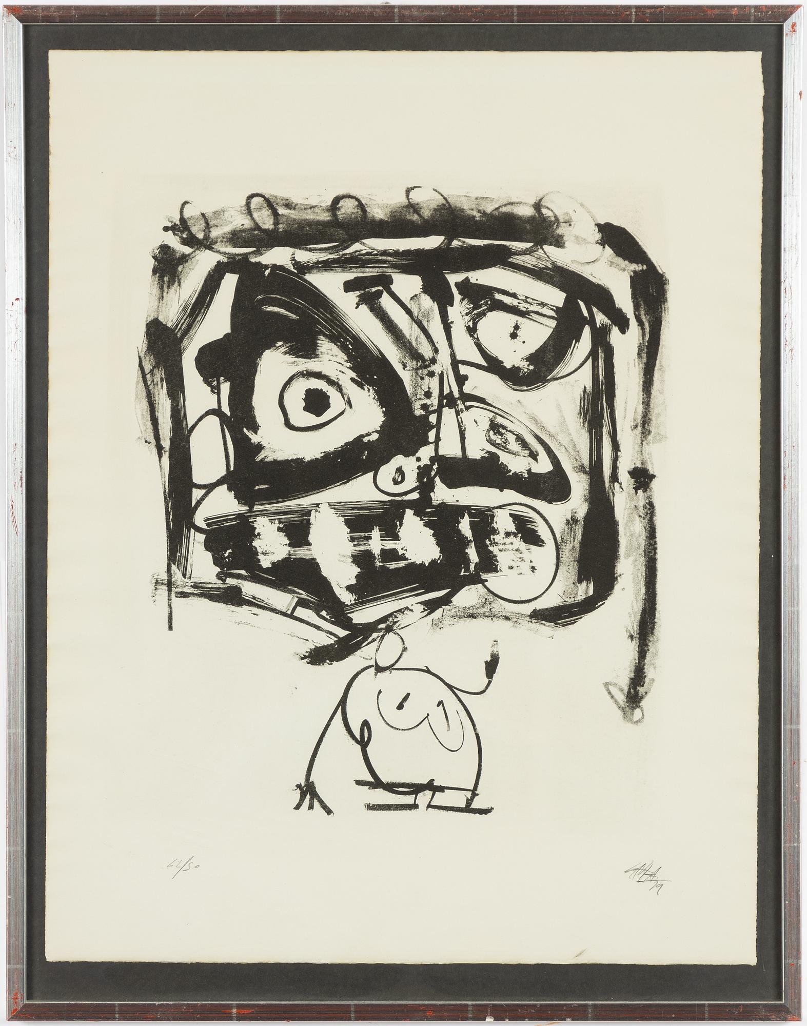 Antonio Saura, Utan titel.