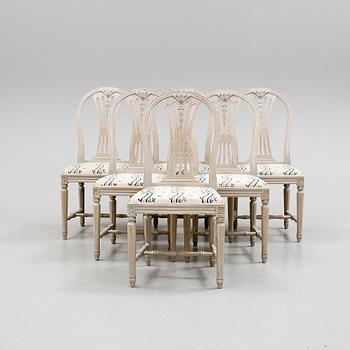 STOLAR, 6st, gustaviansk stil, 1900-tal.