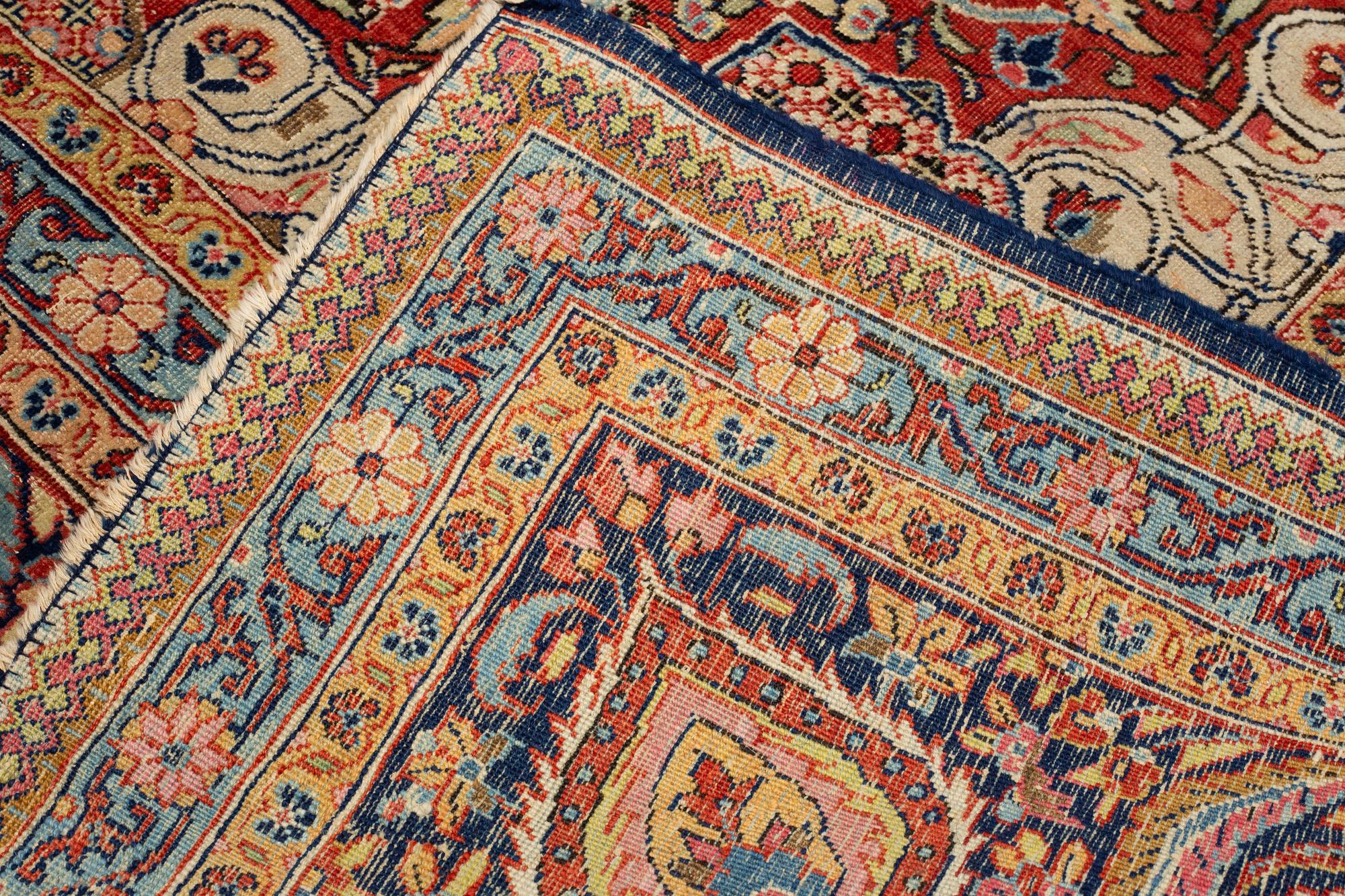 Matto, semi-antique Tabriz, ca 357,5 x 253,5-263 cm.
