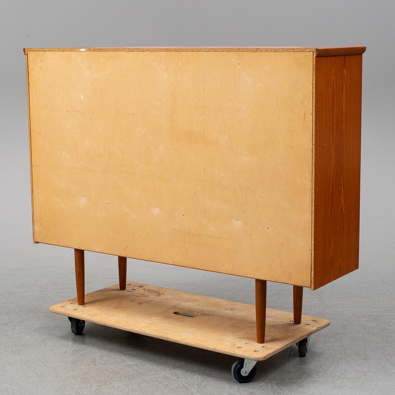 A Norwegian teak veneered cabinet, 1960's.