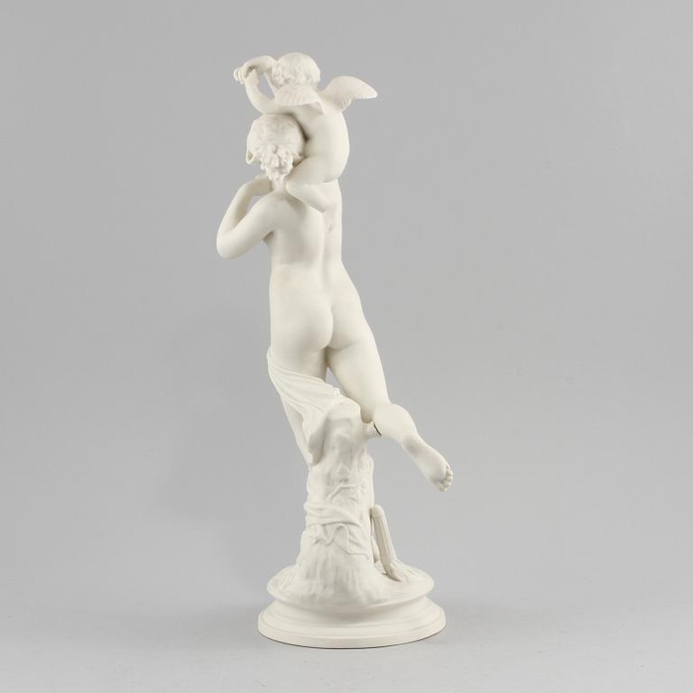 FIGURIN, parian, Gustavsberg, omkring år 1900.