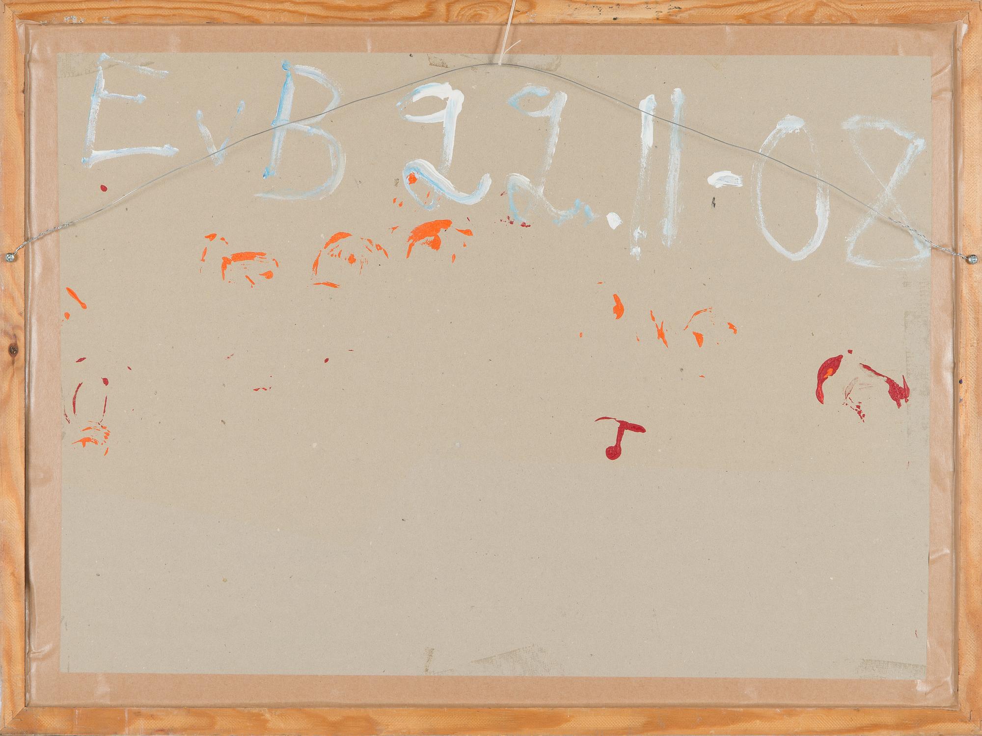 Eero von Boehm, Still life with fruit by the sea.