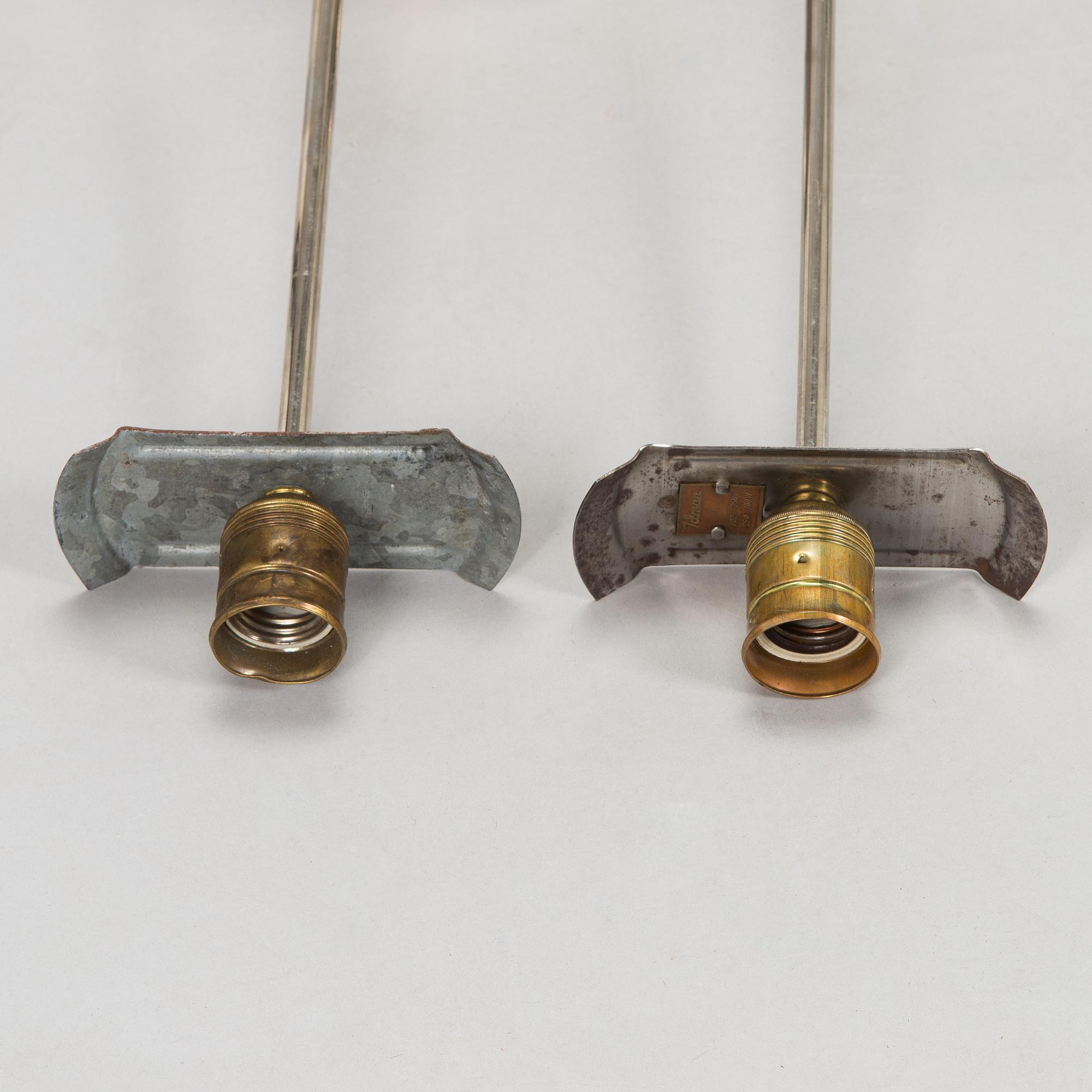 Gunnel Nyman, two 1940's pendant '81003' lights for Idman.