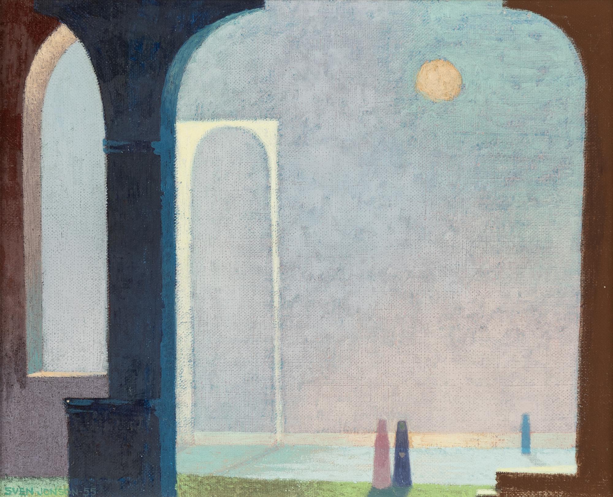 Sven Jonson, "Portal i nattljus".
