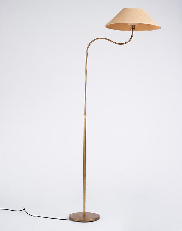 Harald Notini, a floor lamp, model '15334', Arvid Böhlmarks Lampfabrik, Sweden, 1940s.