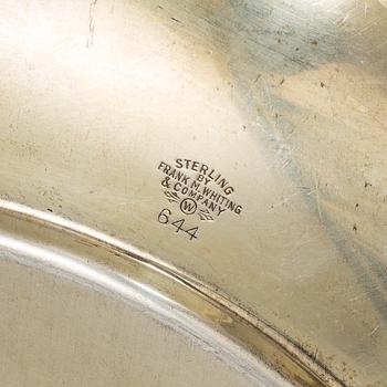Four 20th century American silver-gilt sterling dishes.