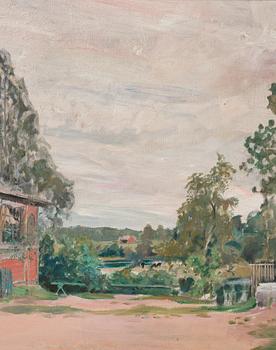 Carl Larsson, The garden in Sundborn.