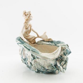 Bowl Royal Dux Bohemia early 20th century porcelain.