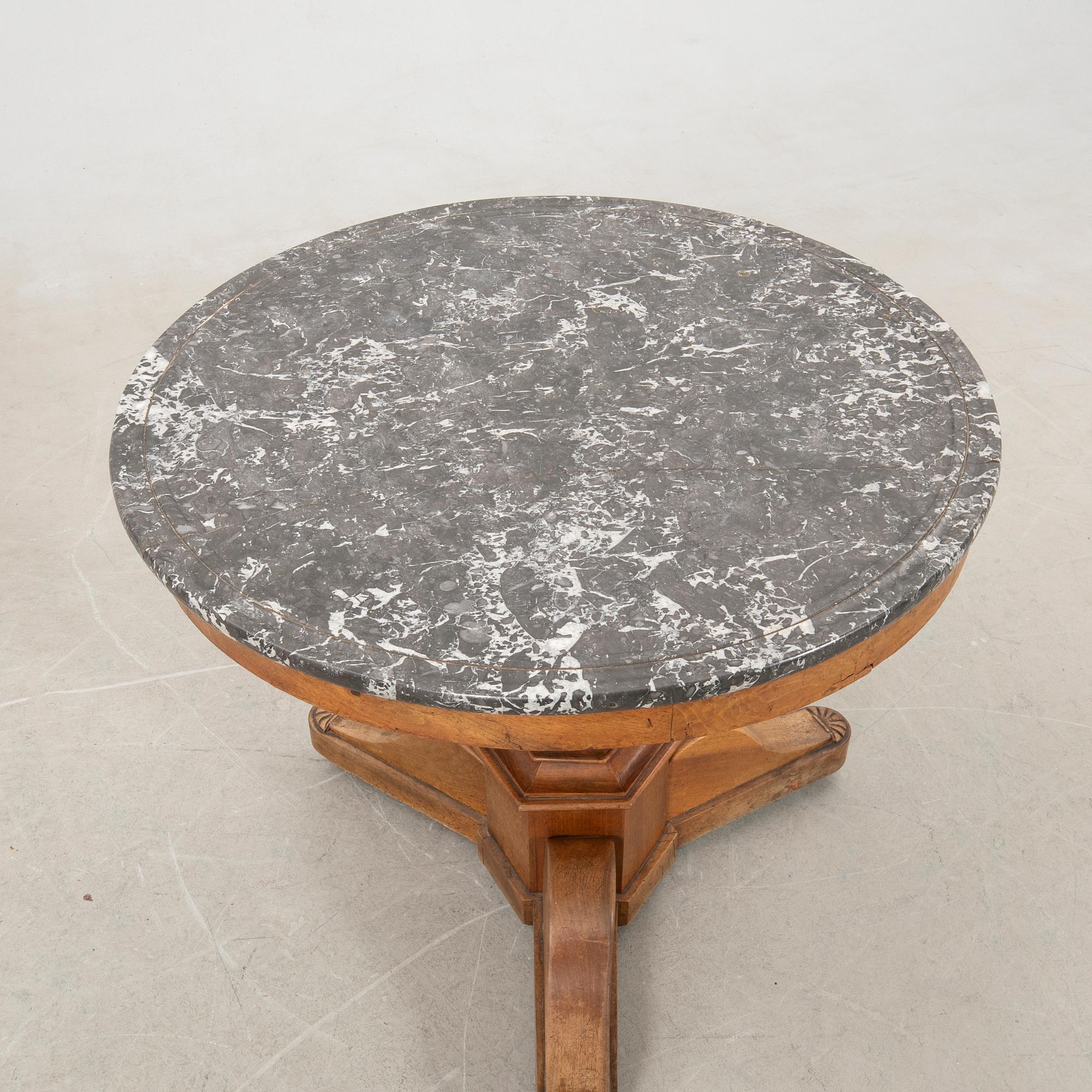 Salon table France late Empire mid-19th century.