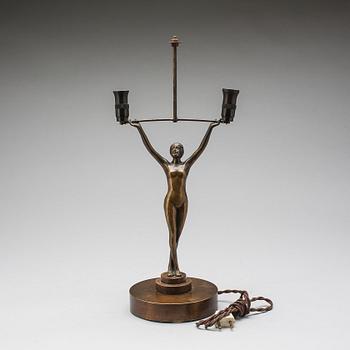 BORDSLAMPA, Art Deco, 1920/30-tal.