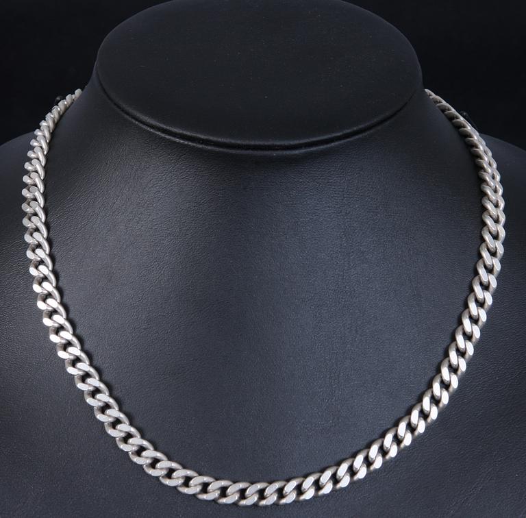 PARTI SILVERKEDJOR, 4 st, 1900-tal, 684 g.