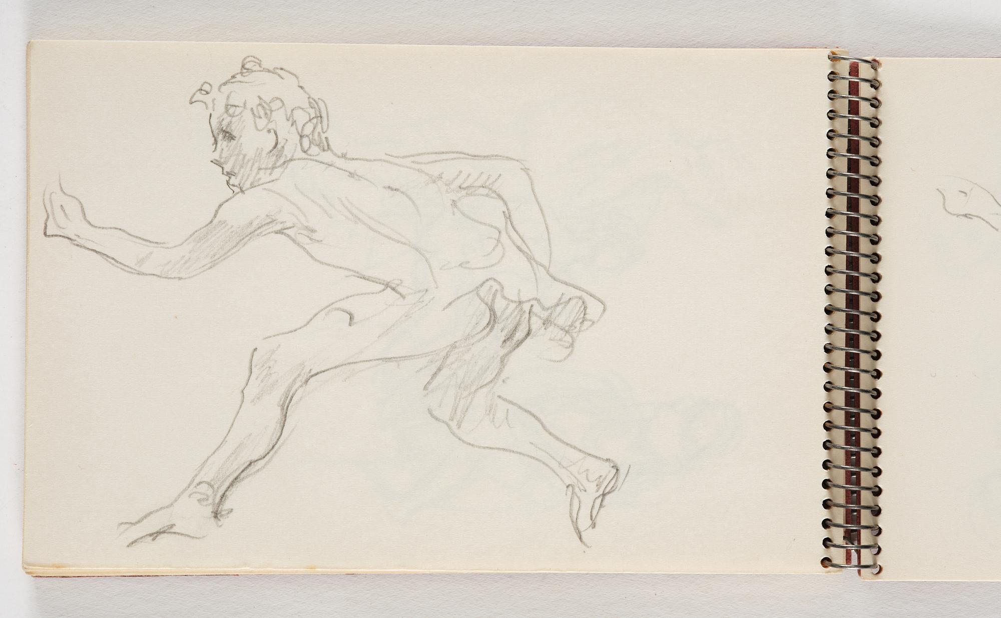 Lotte Laserstein, 10 små skissblock med teckningar.