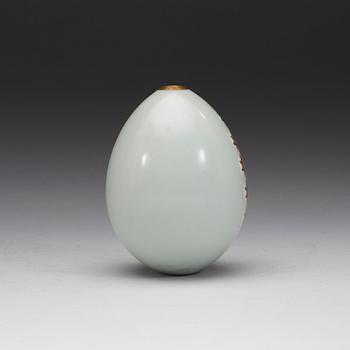 A A Russian egg,  19th Century.