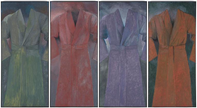 Jim Dine, "Four Robes Existing in this Vale of Tears".
