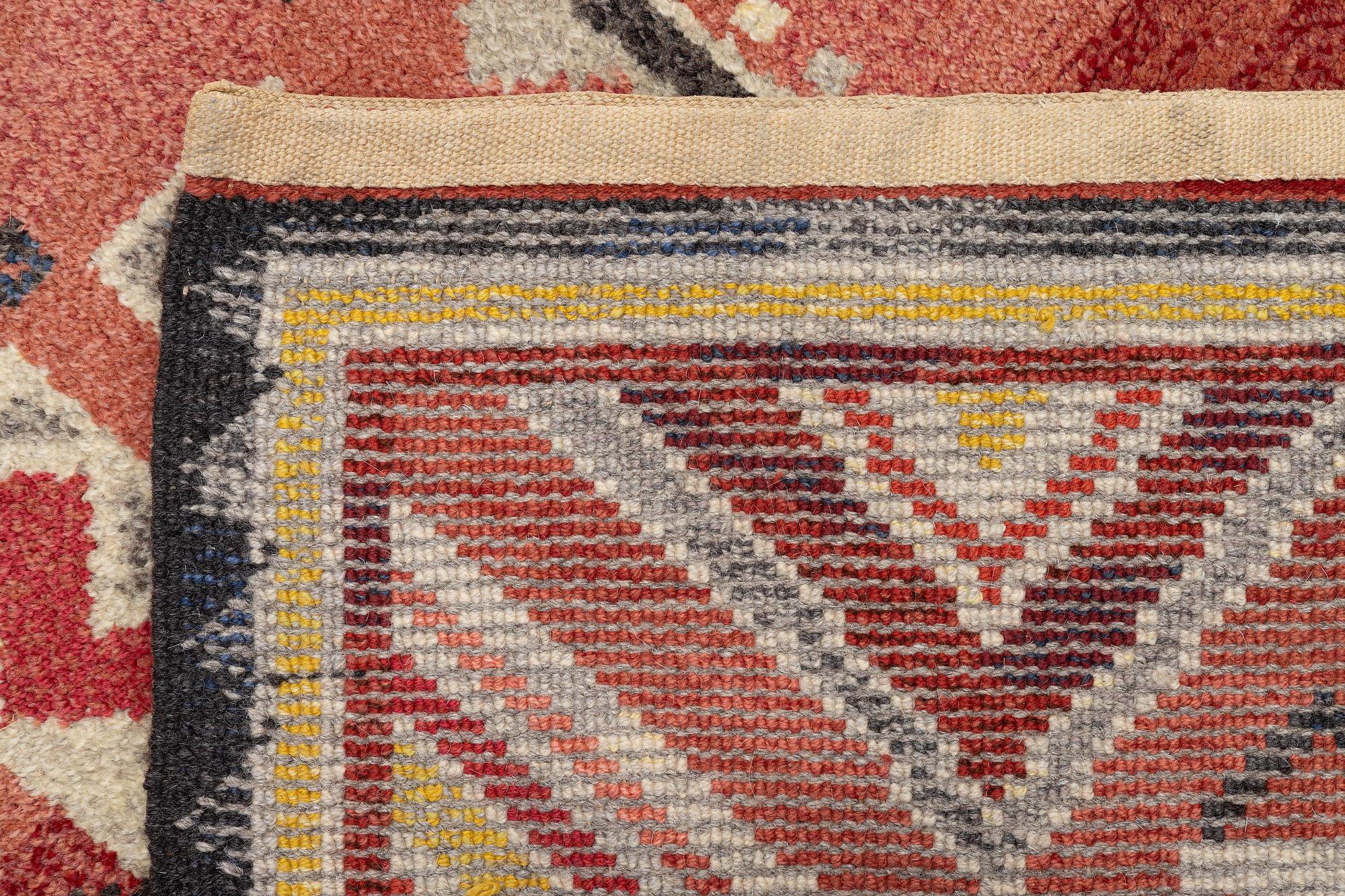 Margareta Sundbom Eichenholz, a knotted pile carpet, ca 338 x 343, unsigned.
