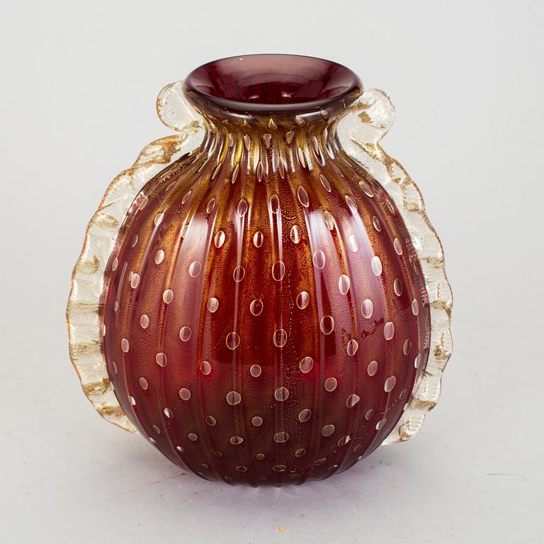 VAS, glas, Murano, signerad, 1900-talets mitt.