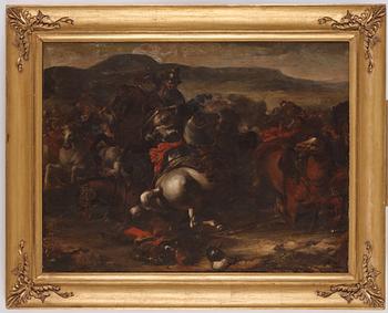 Jacques Courtois kallad Le Bourguignon Circle of, Jacques Courtois, known as Le Bourguignon, Cavalry Battle.