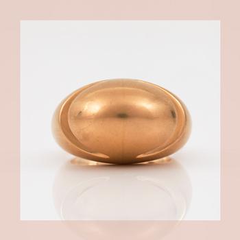 RING, Bvlgari "Cabochon". 18K guld.