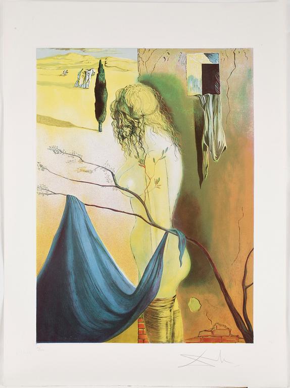 SALVADOR DALÍ, etsning, signerad och numrerad 31/300.