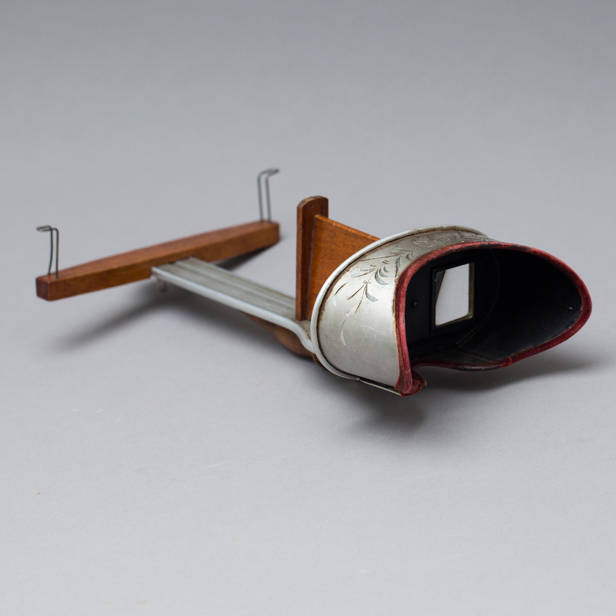 STEREOSKOP med BILDER, "The Perfecscope", omkring år 1900.