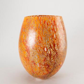 KJELL ENGMAN, a "Dino" Kosta Boda glass vase.