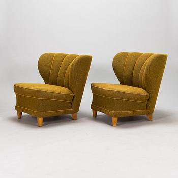 Fåtöljer, ett par, 1900-talets mitt.