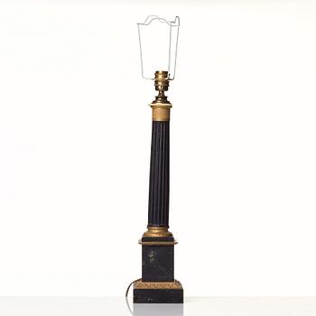 A French late Empire 19th Century table lamp.