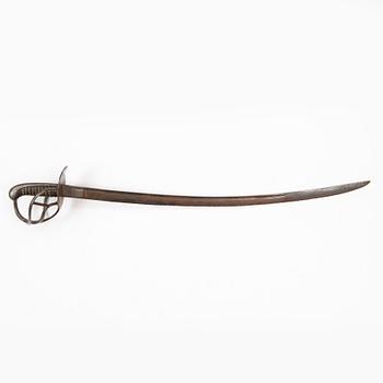 A Danish cavalry sword 1839 pattern.