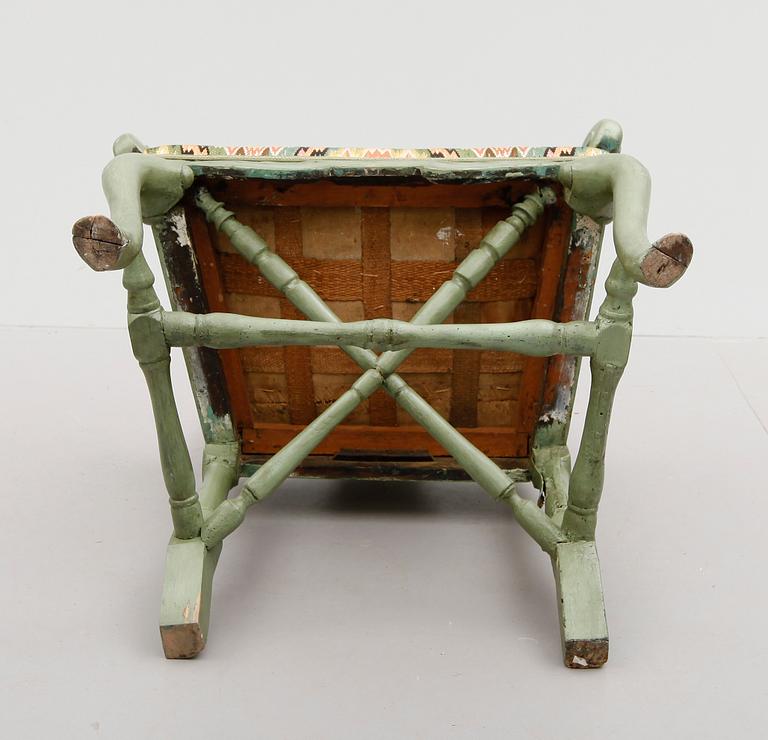 KARMSTOL, barock, 1700-tal.