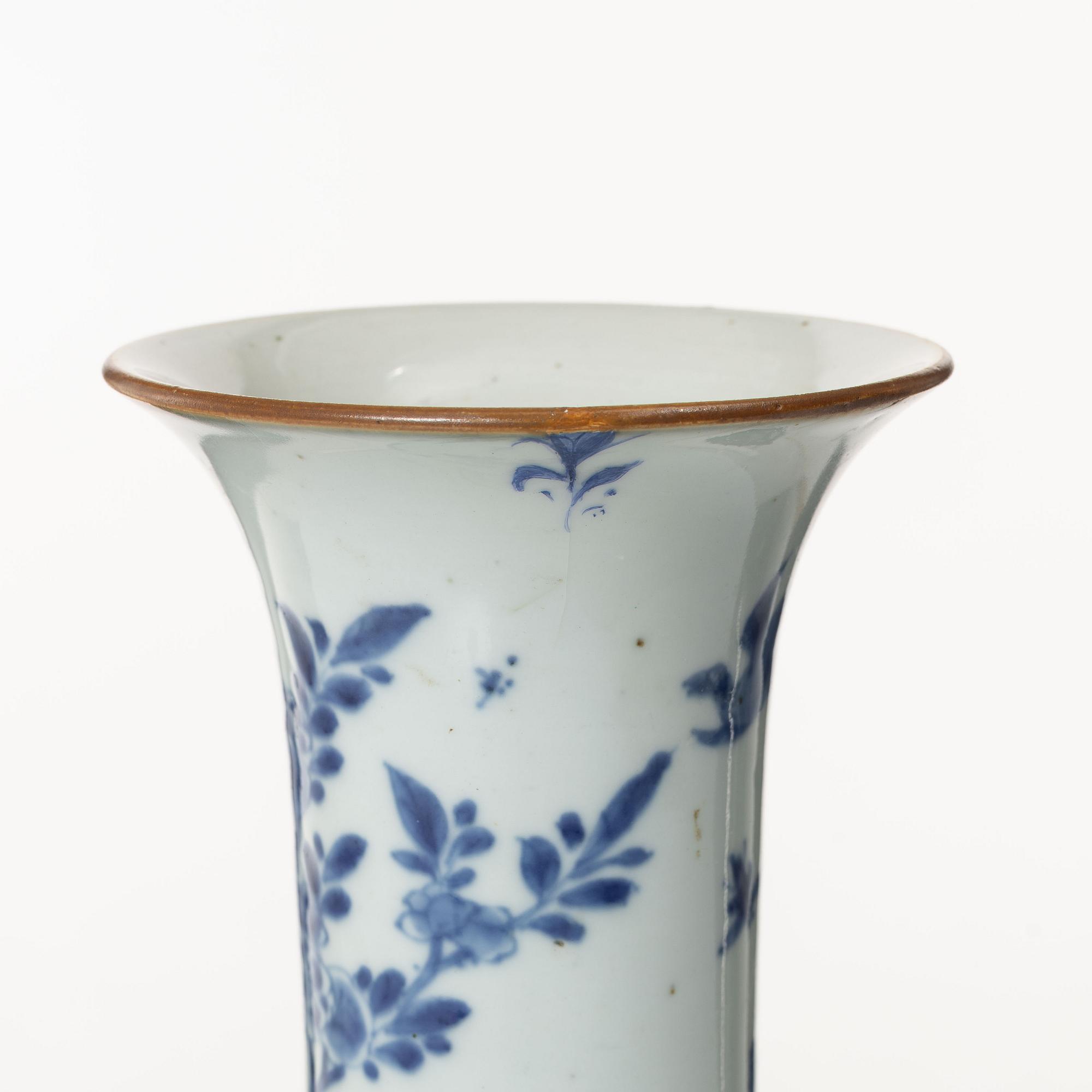 Vas, porslin, Qingdynastin, Kina, 1700-tal.