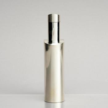 Rolf Lindståhl, a sterling silver bottle with lid, Stockholm 2003.