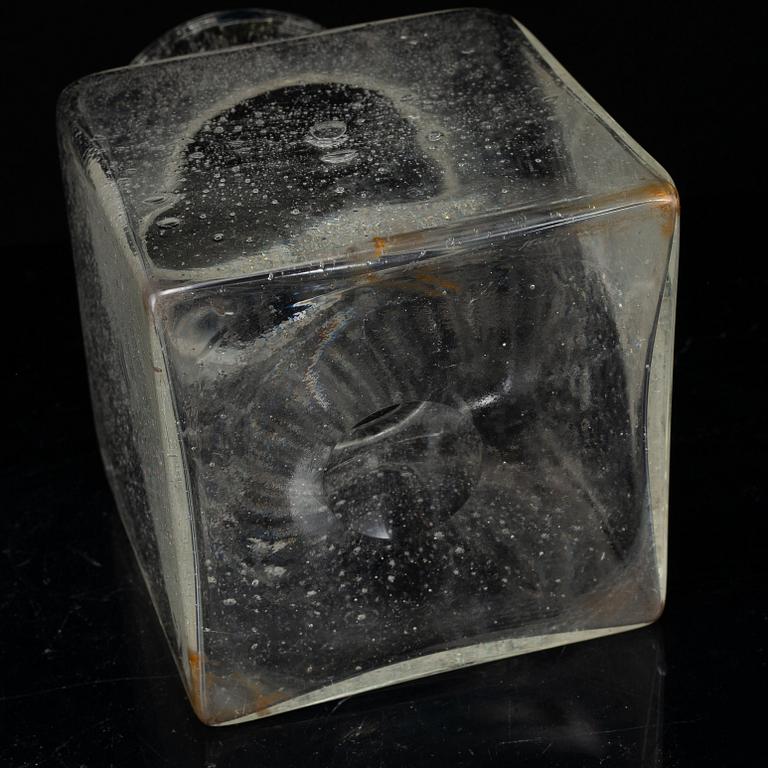 KAJ FRANCK, a "Sargasso" glass vase, Nuutajärvi Notsjö, Finland 1960's.