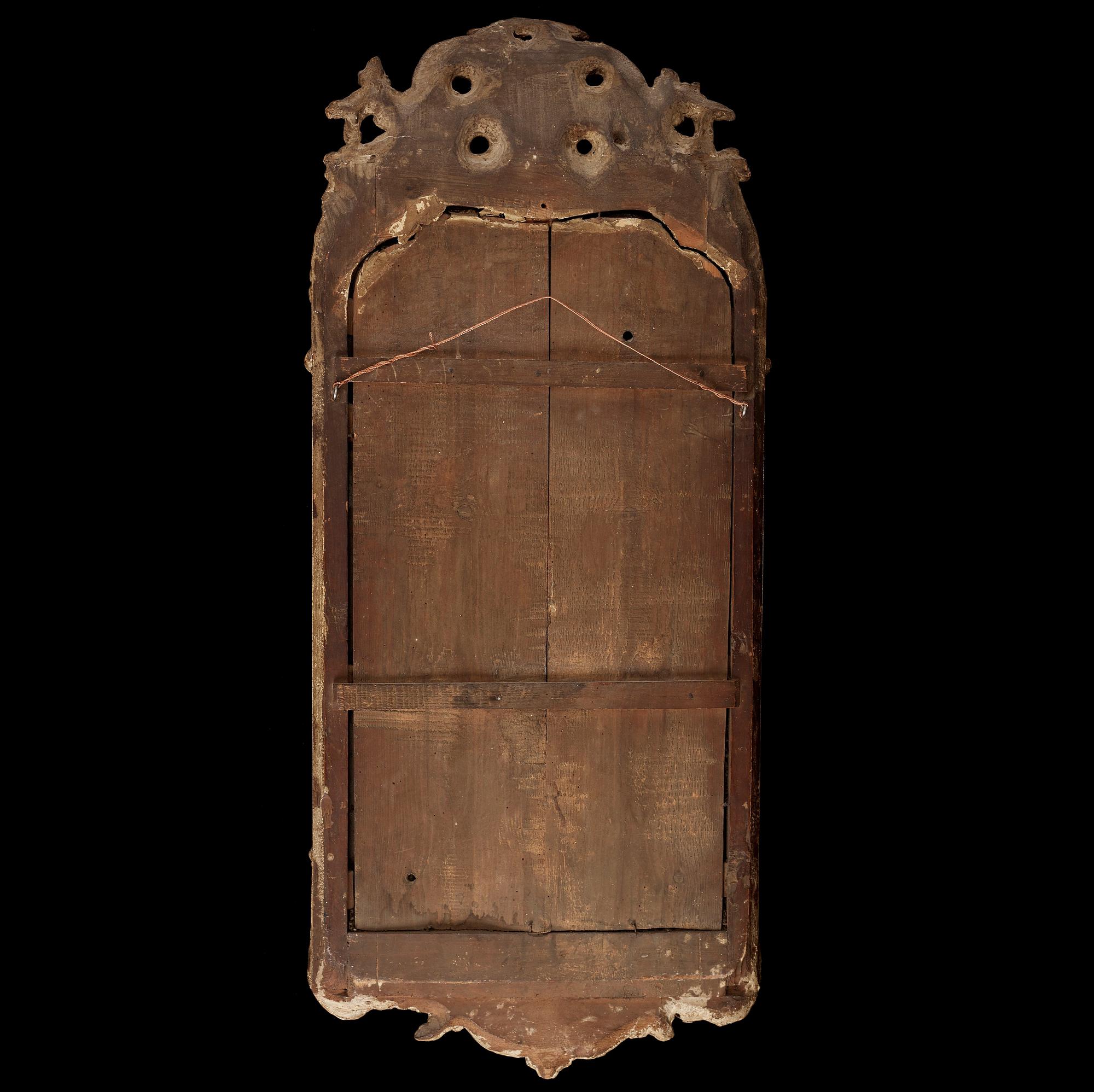 SPEGEL. Stockholmsarbete, 1700-talets andra hälft. Rokoko.