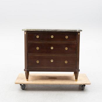 A Gustavian style chest of drawers, first half of the 20th Century.