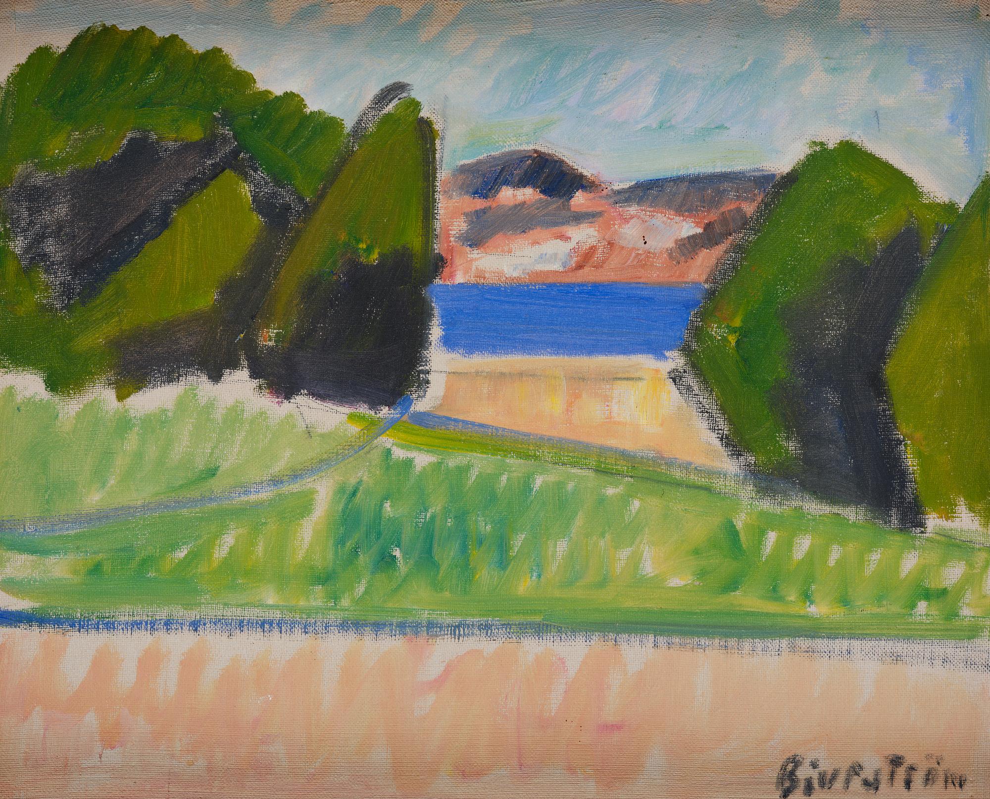 Tor Bjurström, Summer Landscape.