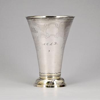 BÄGARE, silver. Stephan Westerstråhle, Stockholm 1797. Vikt 408 g.