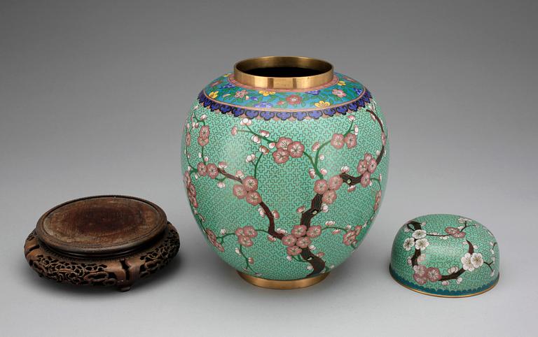 BOJAN, cloisonné, Japan, 1900-talets första hälft.