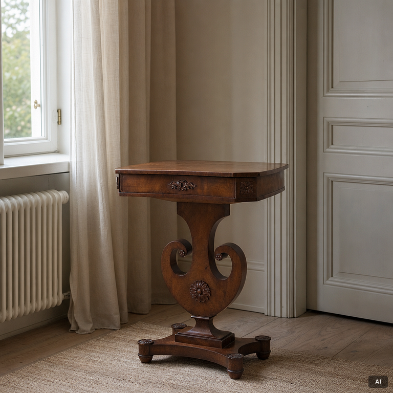 Sewing table, Karl Johan, first half of the 19th century.